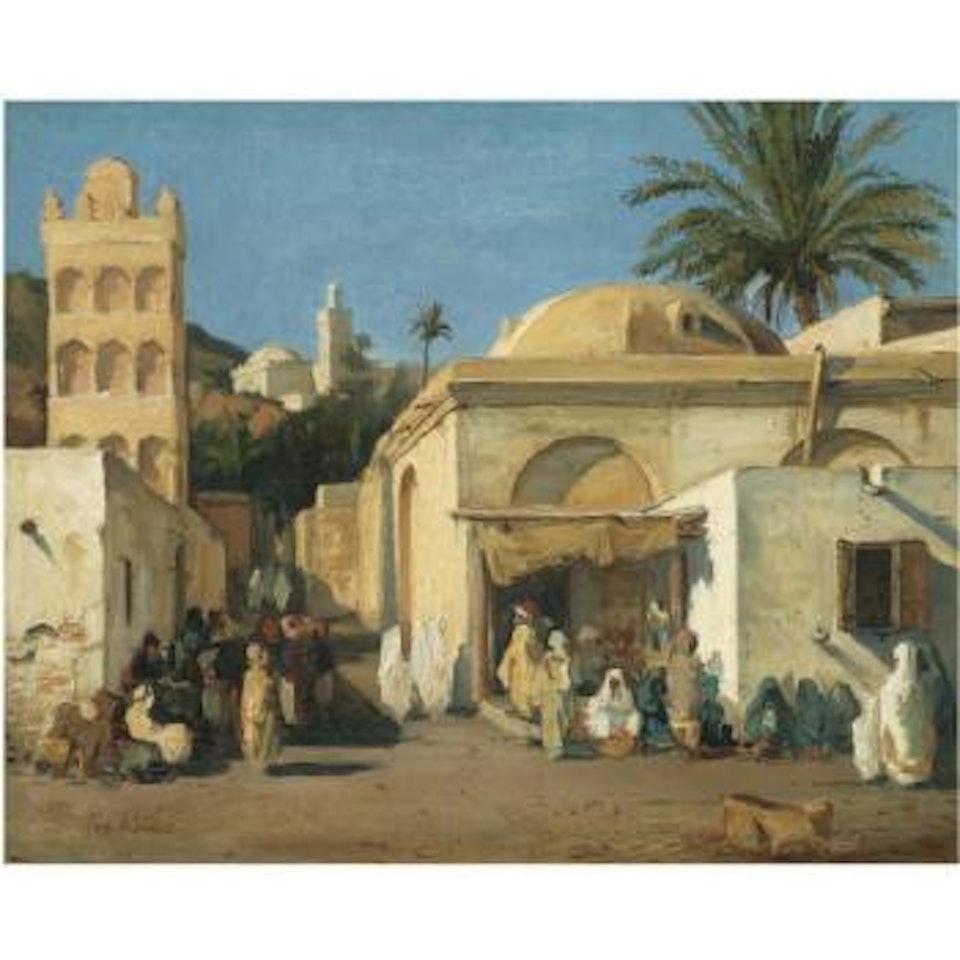 Street In Algiers by Eugene Fromentin