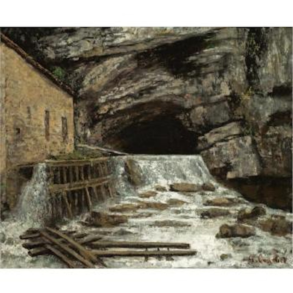 La Source De La Loue by Gustave Courbet