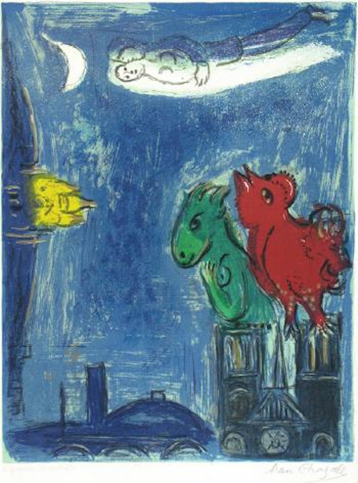 Les Monstres de Notre-Dame by Marc Chagall