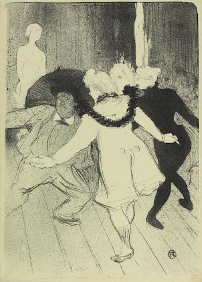 Folies-Bergere: Les Pudeurs de Monsieur rudhomme by Henri de Toulouse-Lautrec