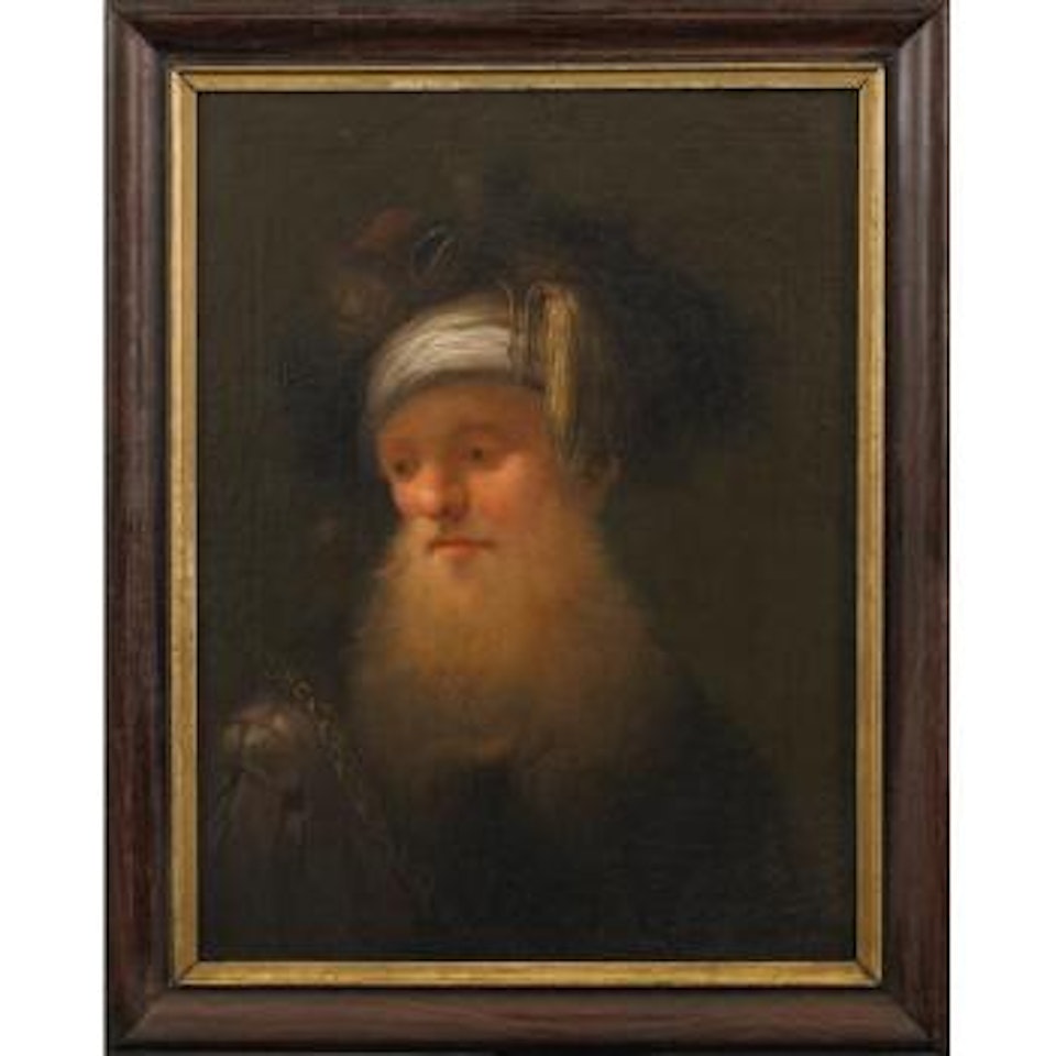 Portrait Of A Bearded Man by Christian Wilhelm Ernst Dietrich