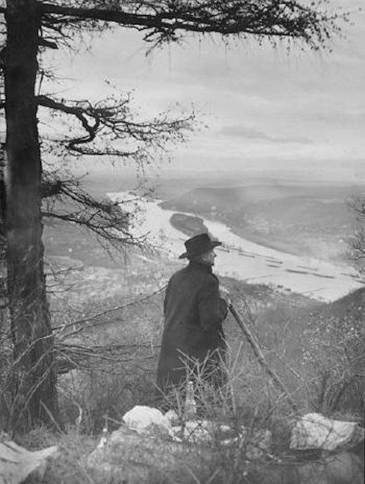 August Sander im Siebengebirge (August Sander in the Siebengebirge) by August Sander