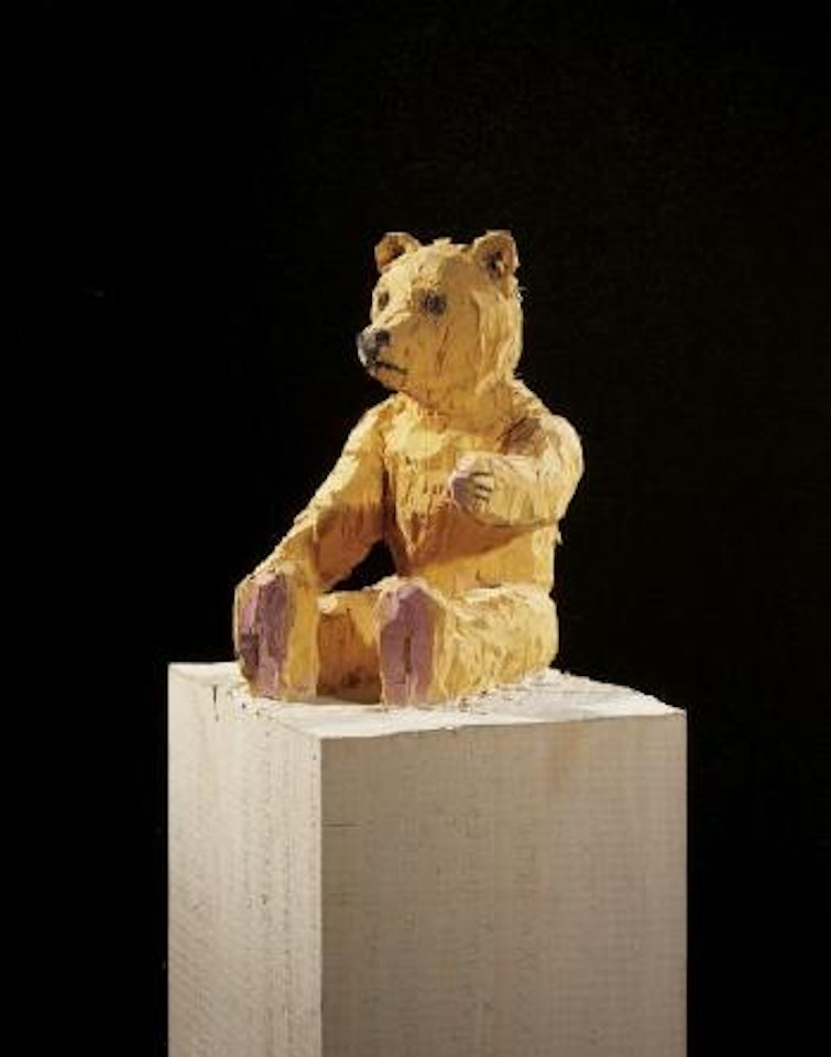 Untitled, teddy bear by Stephan Balkenhol