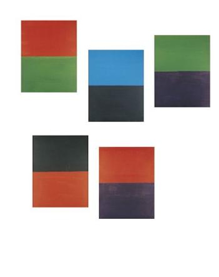 Untitled (5 works) by Günther Förg