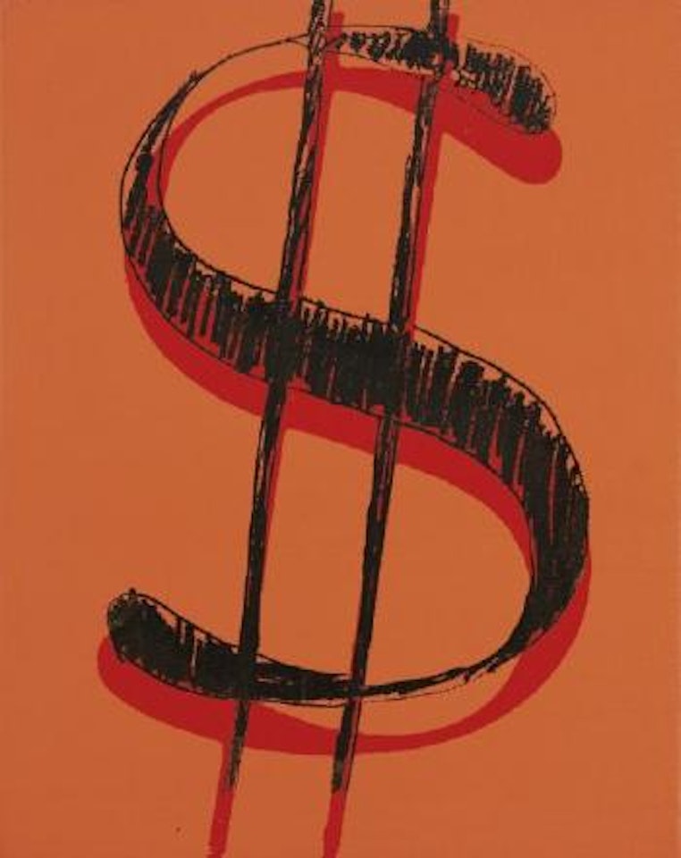 Dollar Sign by Andy Warhol