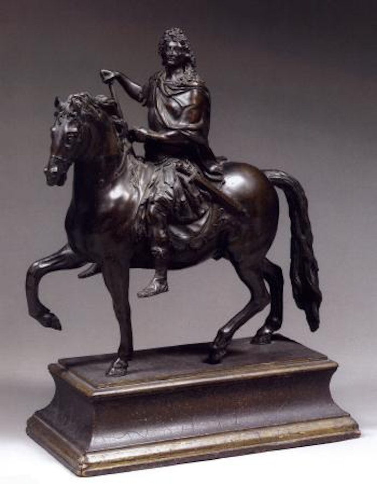 Louis XIV a cheval by French School