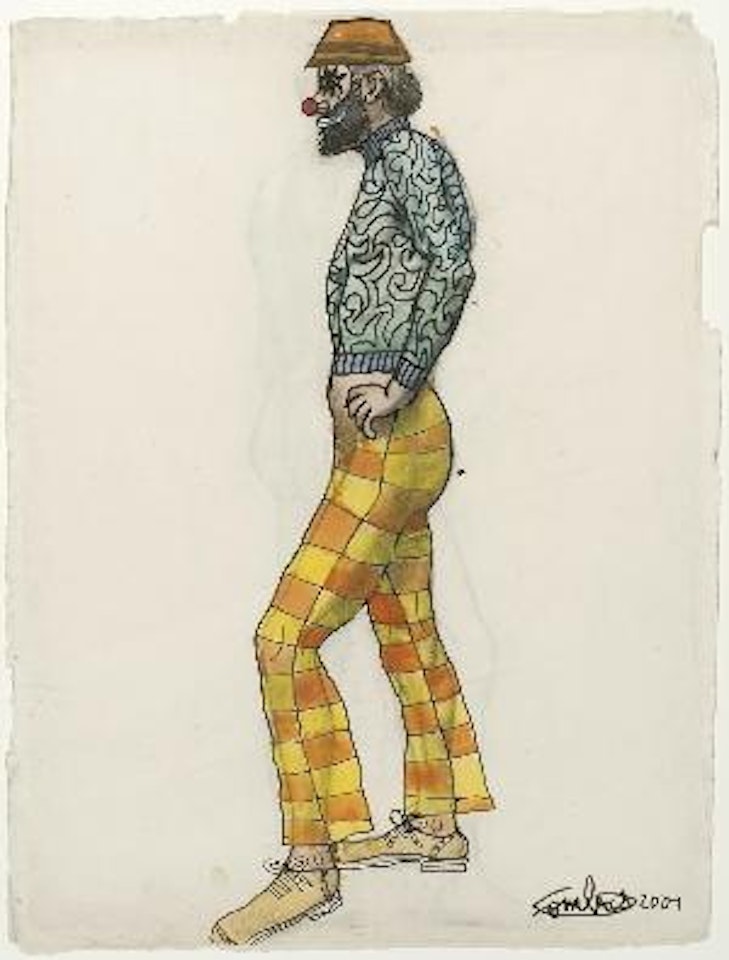 Clown by Robert Combas