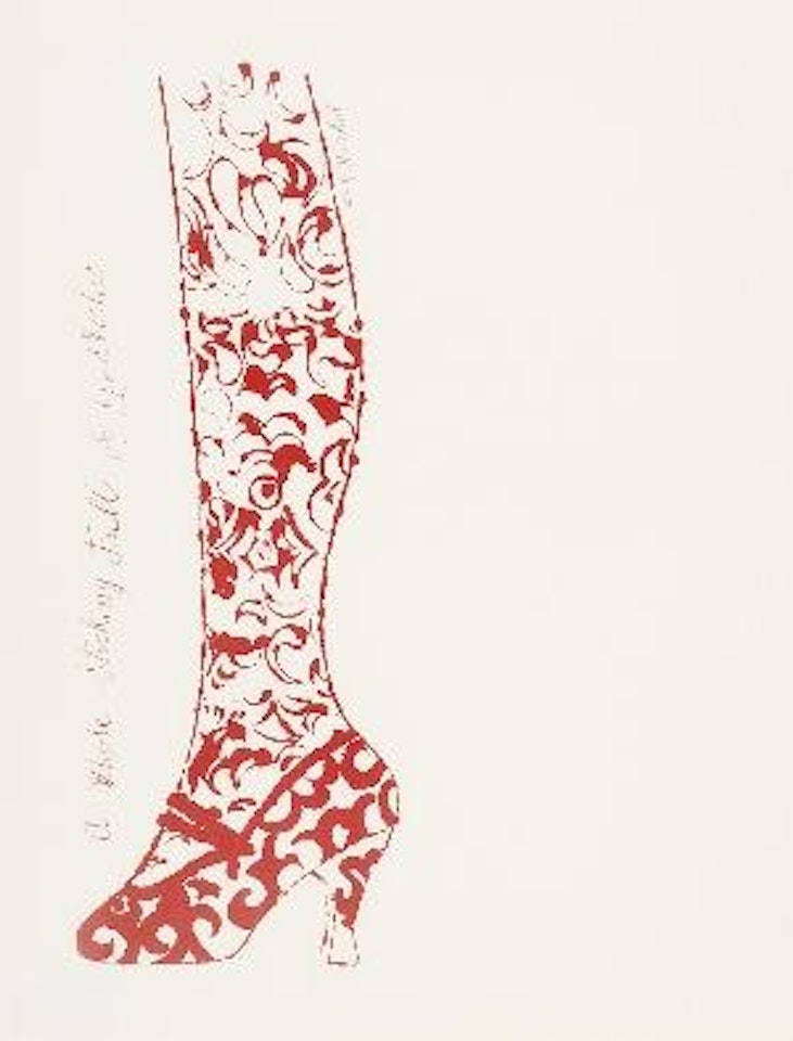 A whole stocking full of good wishes by Andy Warhol