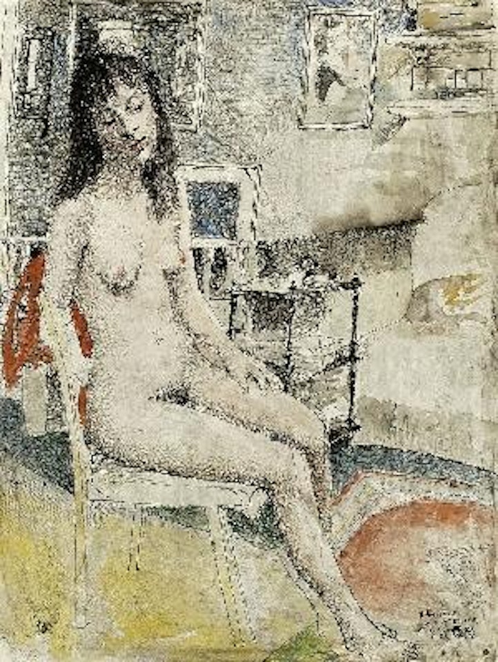 Daniella a l'atelier by Paul Delvaux