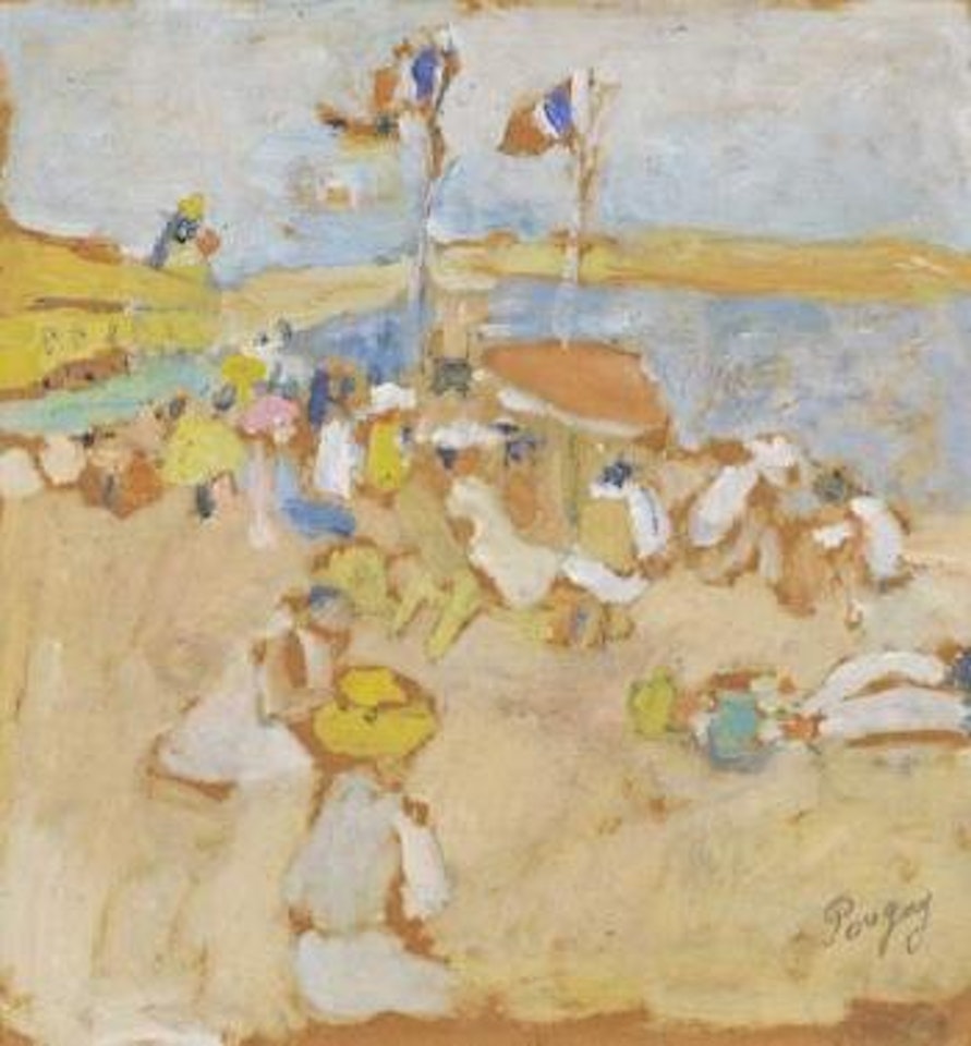 La page de Juan les Pins by Jean Pougny