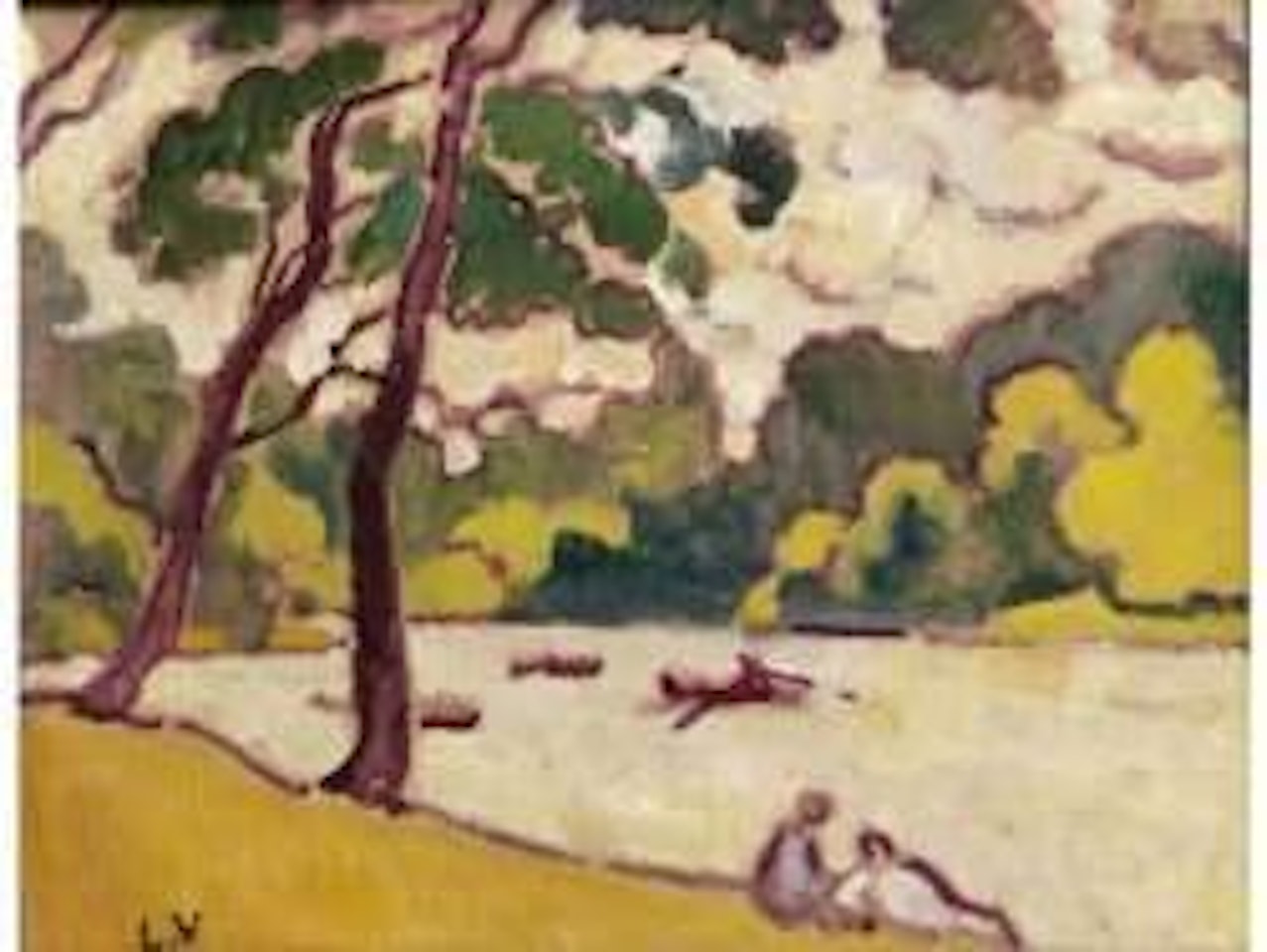 Bateaux sur le lac du bois de Boulogne by Louis Valtat