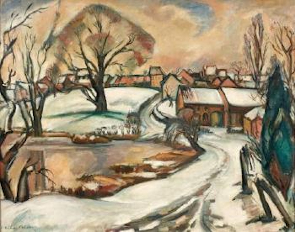 Le village sous la neige (Termeren) by Othon Friesz