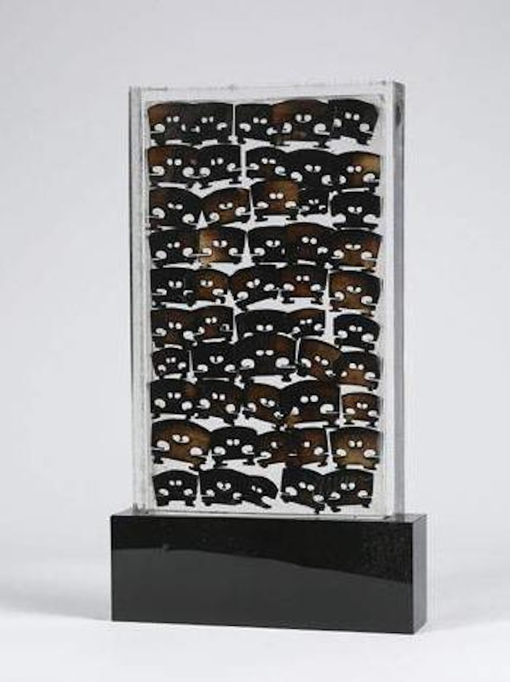Accumulation de chevalet calcines by Arman