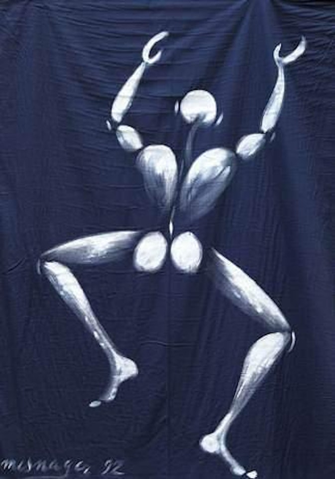 Homme blanc de dos by Jérôme Mesnager