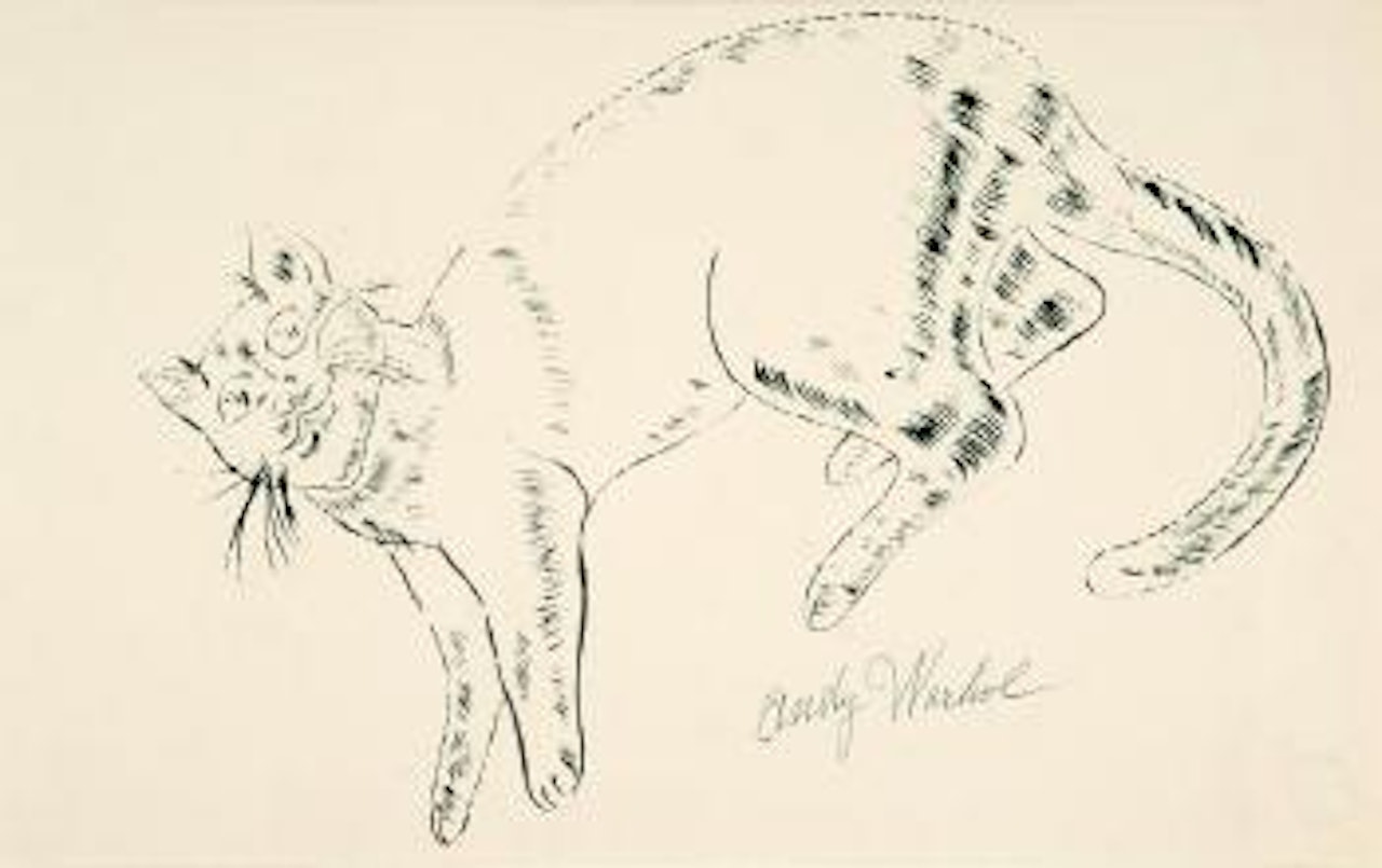 Cat by Andy Warhol