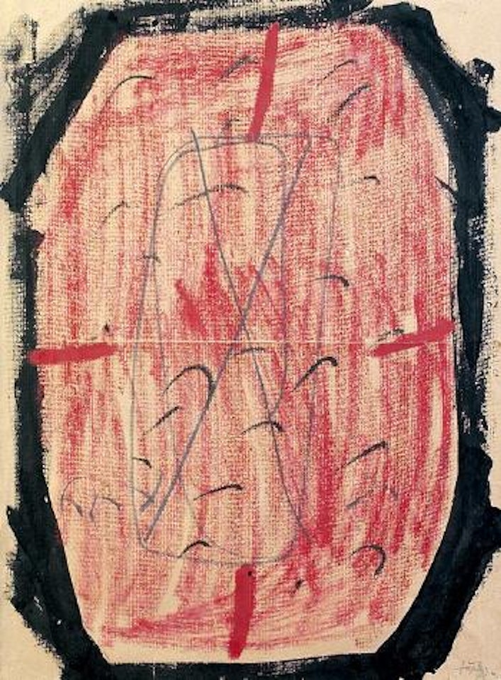 Oval by Antoni Tapies