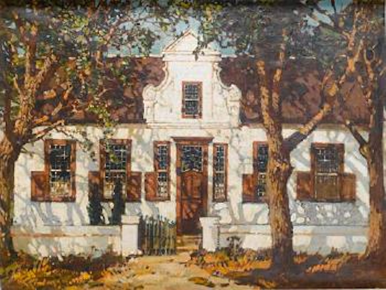 Cape Dutch farmhouse by Robert Gwelo Goodman