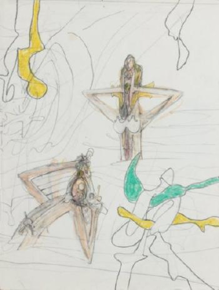 Figures fantastiques by Roberto Matta