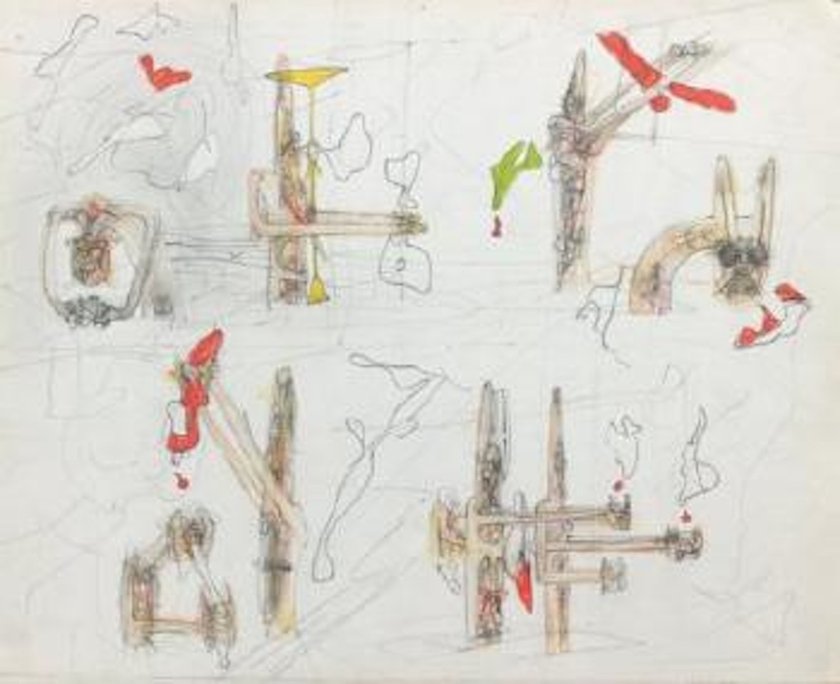 Personnages totémiques by Roberto Matta