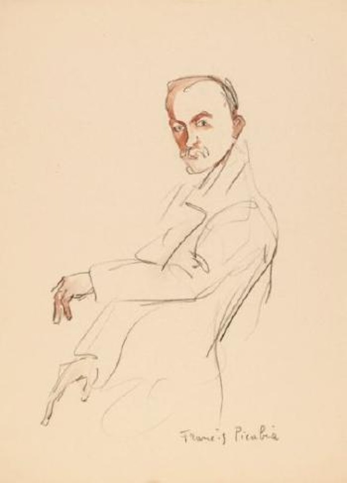 Portrait d'homme de trois quarts by Francis Picabia