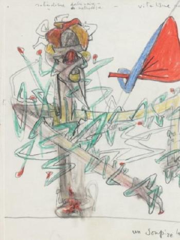 Vitalisme radical, un soupire love you by Roberto Matta