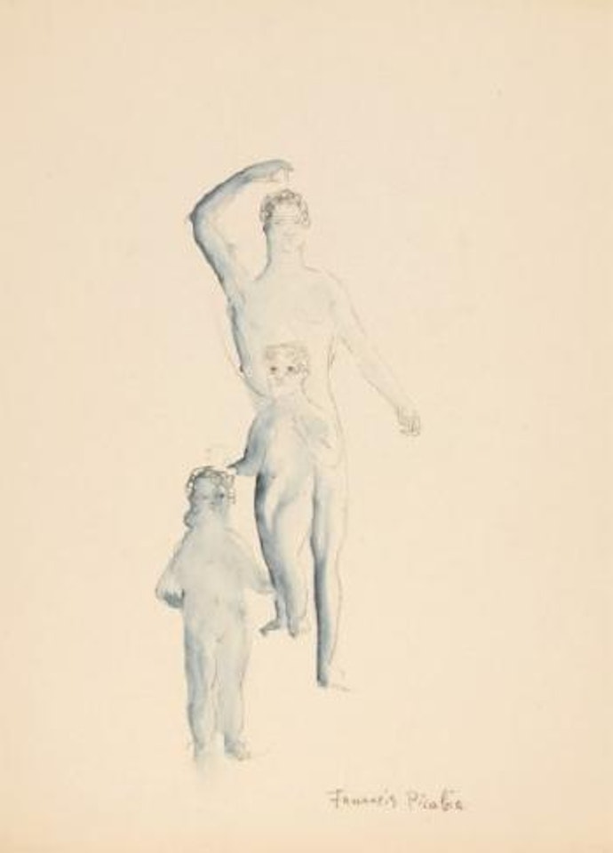 Homme et deux enfants by Francis Picabia