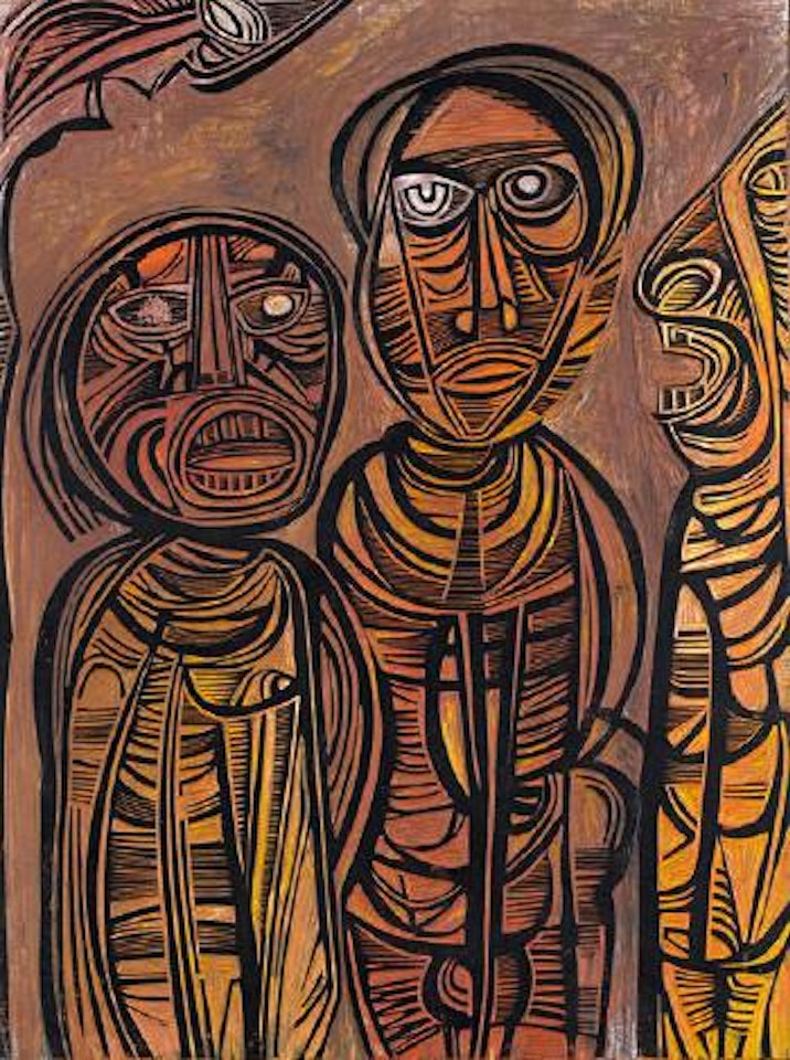 Pale prisoners from In Memoriam Charles Eglington by Cecil Skotnes