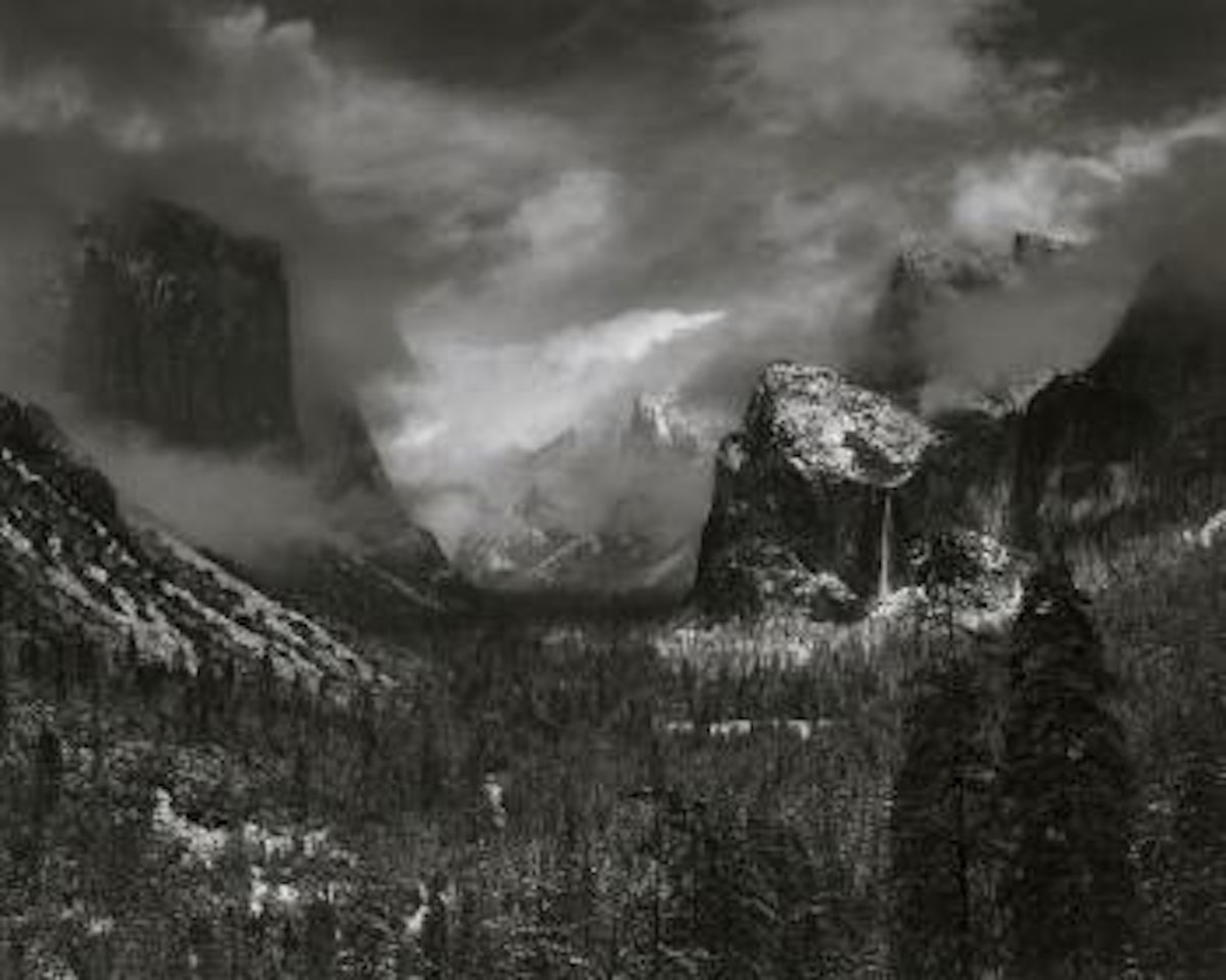 Clearing Winter Storm, Yosemite Valley by Ansel Adams