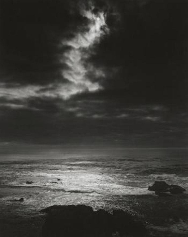 Sun in Fog, Point Arena by Ansel Adams