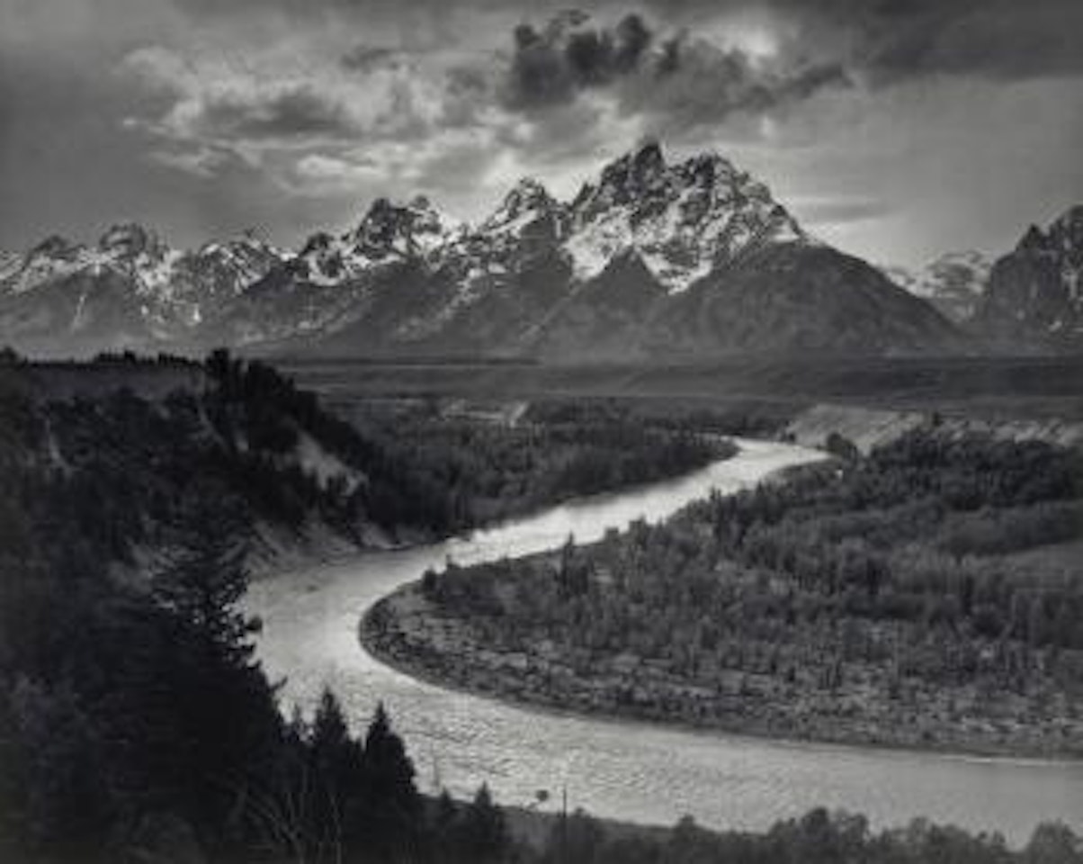The Teton Range and the Snake River by Ansel Adams
