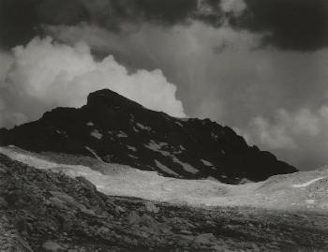 The Black Giant, Muir Pass, Sierra Nevada by Ansel Adams