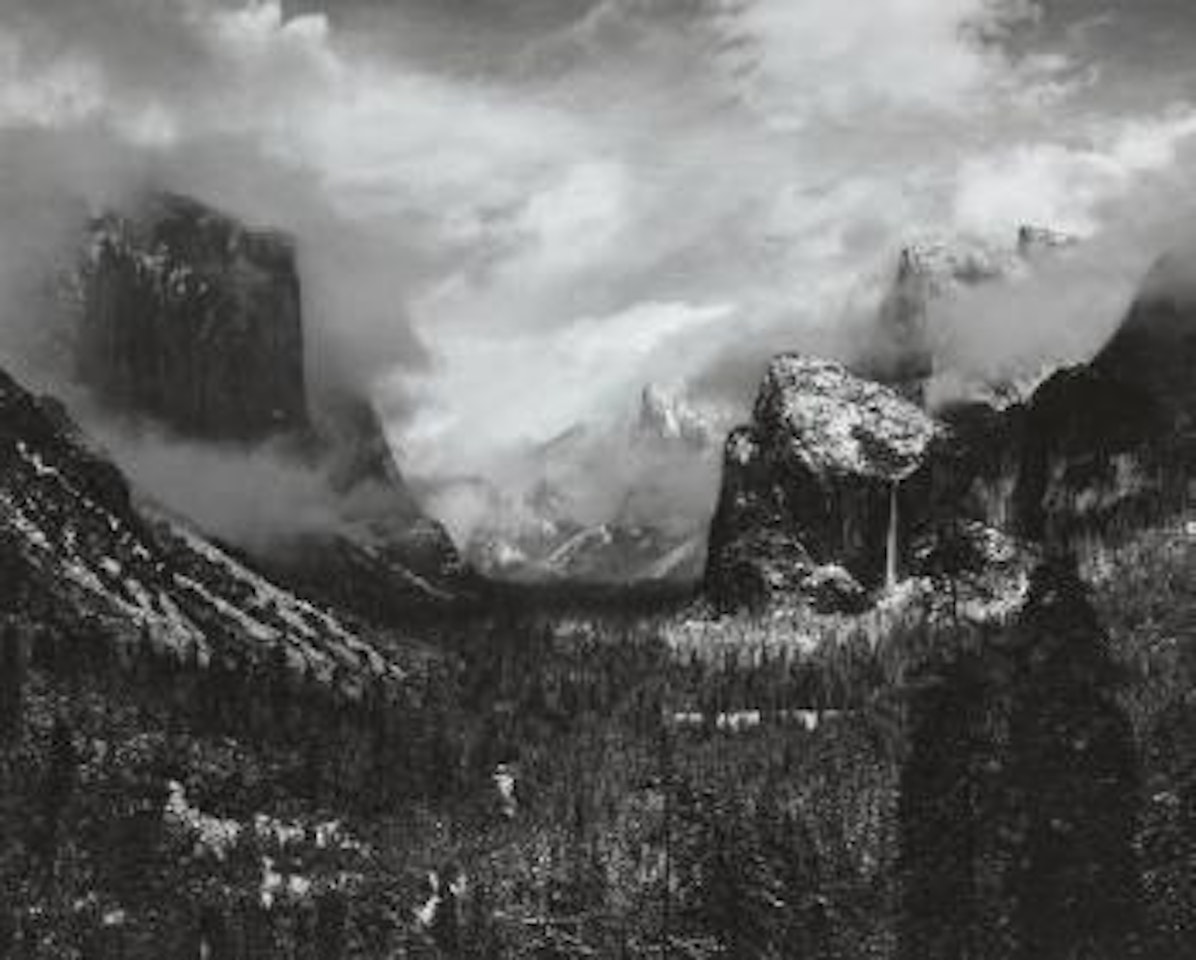 Clearing Storm, Yosemite Valley, California by Ansel Adams