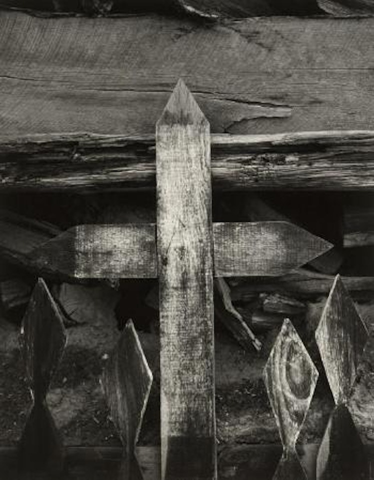 Crosses, Las Trampas, New Mexico by Ansel Adams