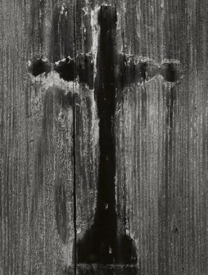 Wooden Grave Marker, near Guadalupe, California by Ansel Adams