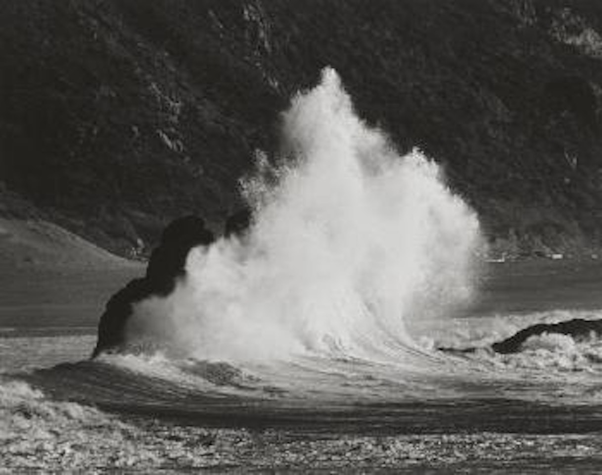 Wave, near Goat Rock, North Californian Coast by Ansel Adams