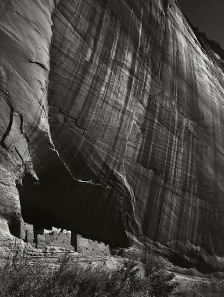 White House Ruin, Morning, Canyon de Chelly National Monument, Arizona by Ansel Adams