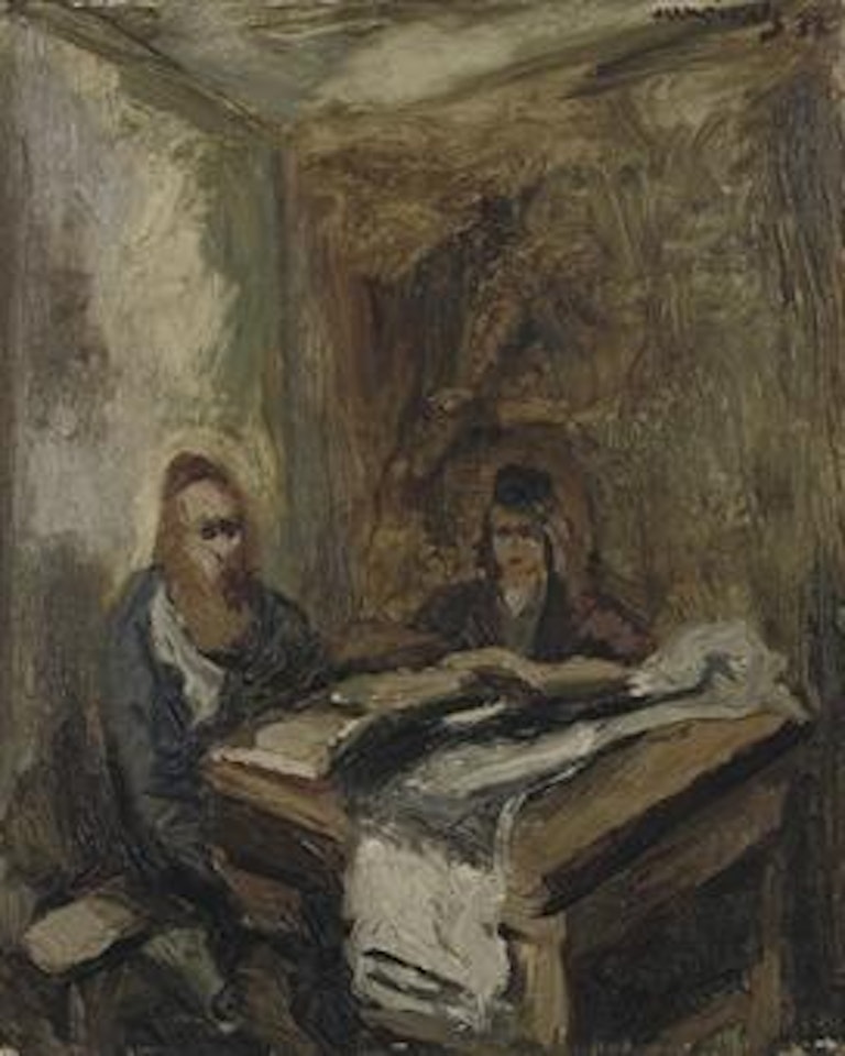 The Lesson by Emmanuel Mané-Katz