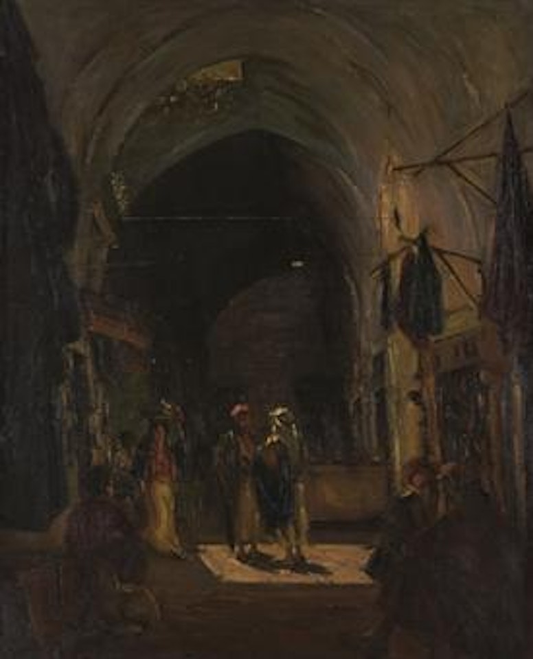 The Market in Jerusalem by Ludwig Blum