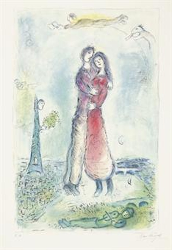 La joie (M. 976) by Marc Chagall