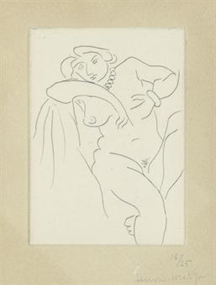 Nu assis au collier de perles (D. 148) by Henri Matisse