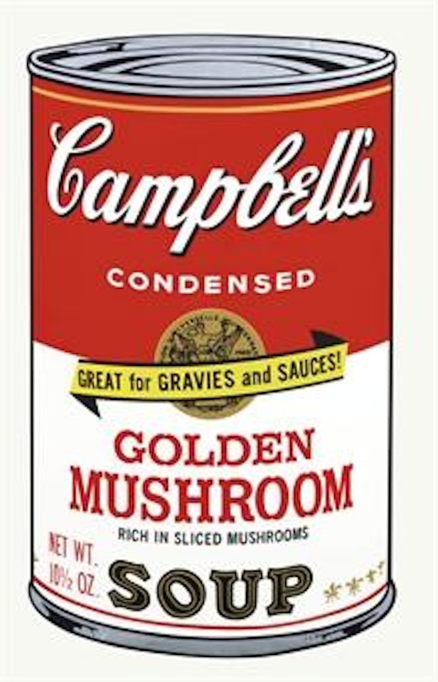 Golden Mushroom, from Campbell's Soup II (F. & S. 62) by Andy Warhol