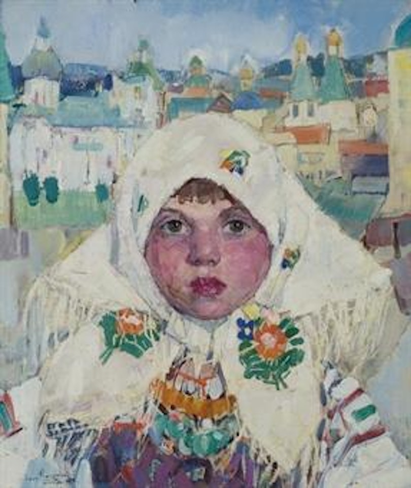Siberian Cossack Girl by Leon Gaspard