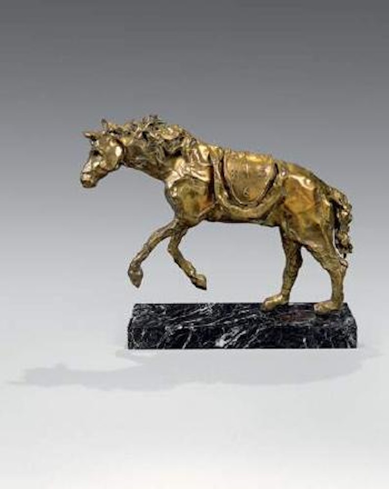 Le cheval avec la montre molle by Salvador Dali