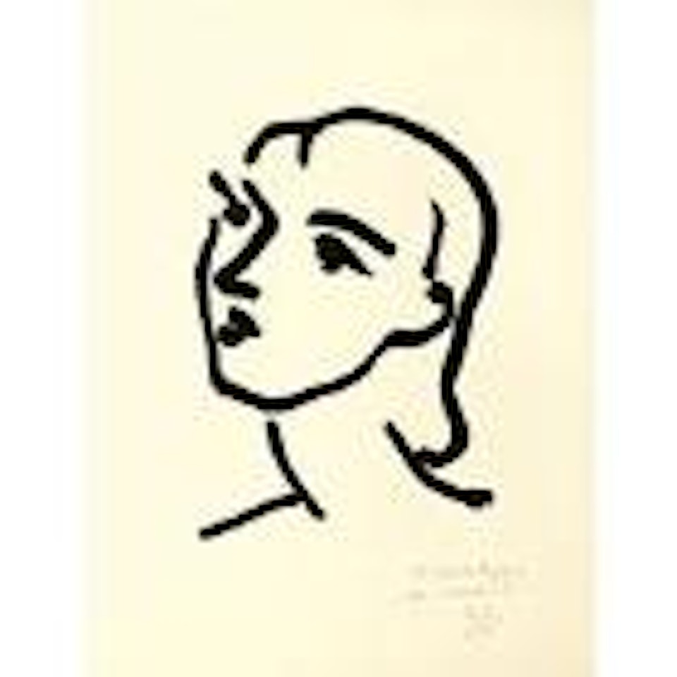 Nadia Aux Cheveux Lisses (D. 805) by Henri Matisse