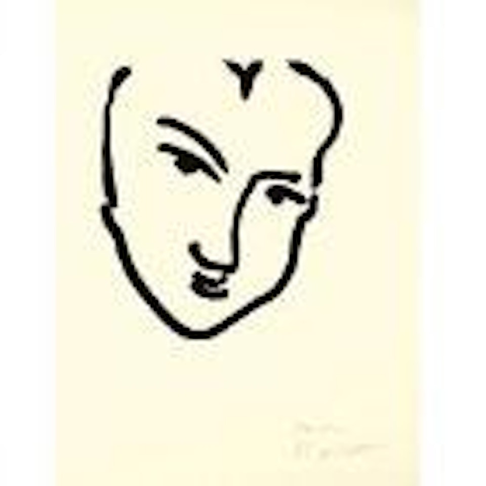 Nadia Au Visage Penché (D. 806) by Henri Matisse