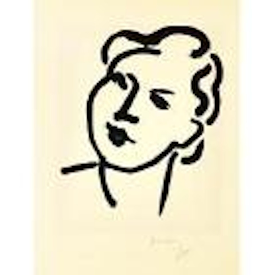 Nadia Au Visage Rond (D. 808) by Henri Matisse