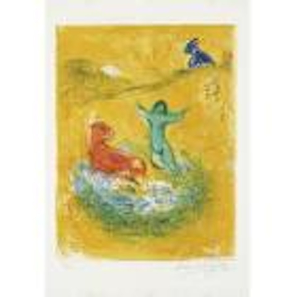 Daphnis And Chloe: The Wolf Pit (M. 312) by Marc Chagall
