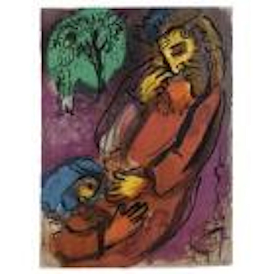 The Bible: David And Absalom (M. 133) by Marc Chagall