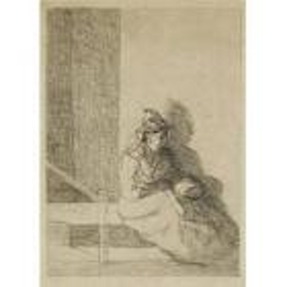 La Negresse (Delteil 6) by Camille Pissarro