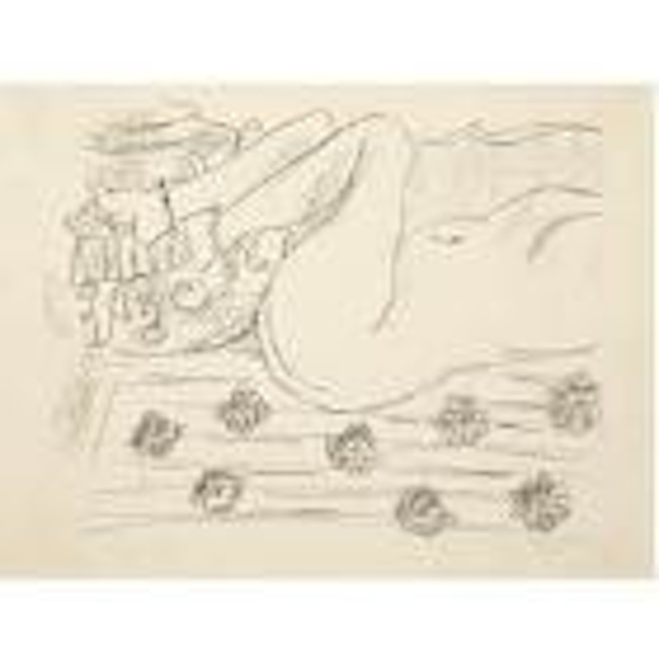 Nu. Etude D'un Mouvement De Jambes (D. 501) by Henri Matisse